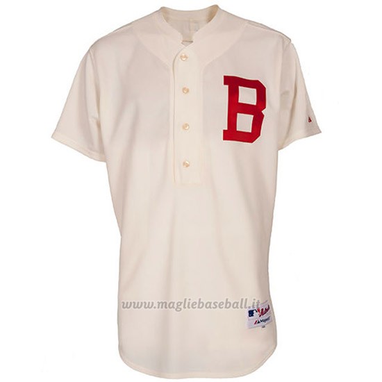 Maglia Baseball Uomo Atlanta Braves Turn Back The Clock Crema